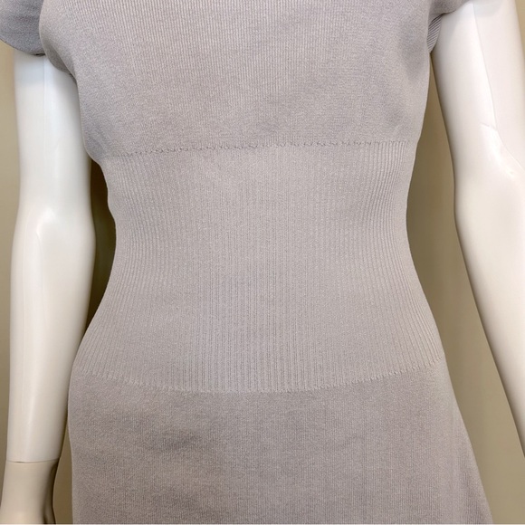 Zara Gray Defined waist Mini Dress - Picture 4 of 12
